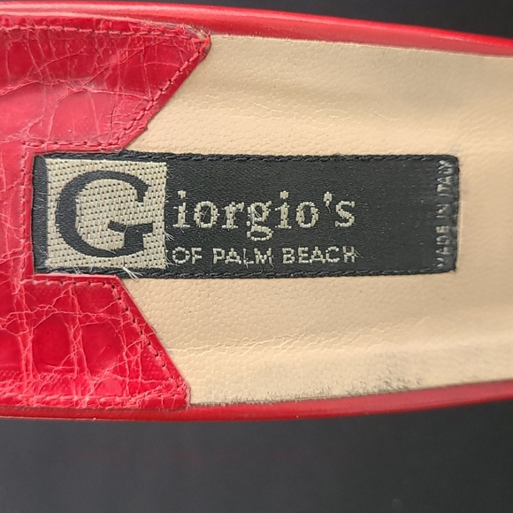 CROCODILE HEELS 👠 GIORGIO'S PALM BEACH - Picture 5 of 5